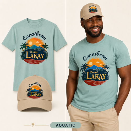 Caribbean Lakay Cap+ Tee Set