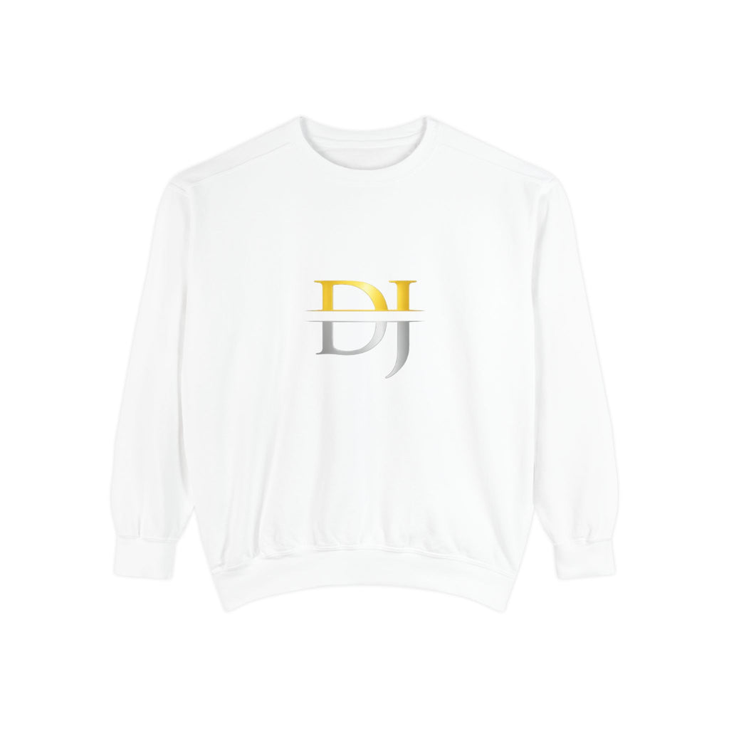 Monogram DJ Crewneck Sweatshirt — Gold & Silver Initials