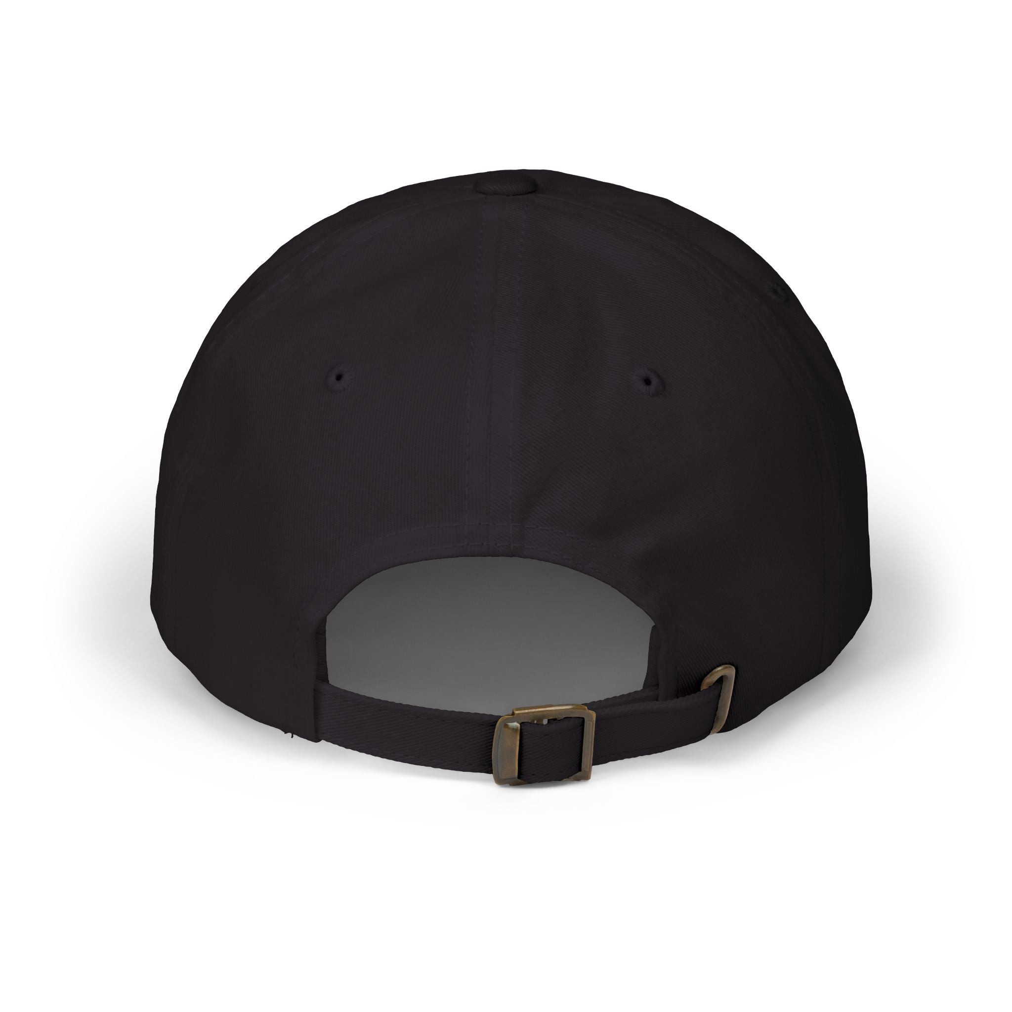 Embroidered 'DJ' Classic Dad Cap - Vintage Two-Tone Logo Hat