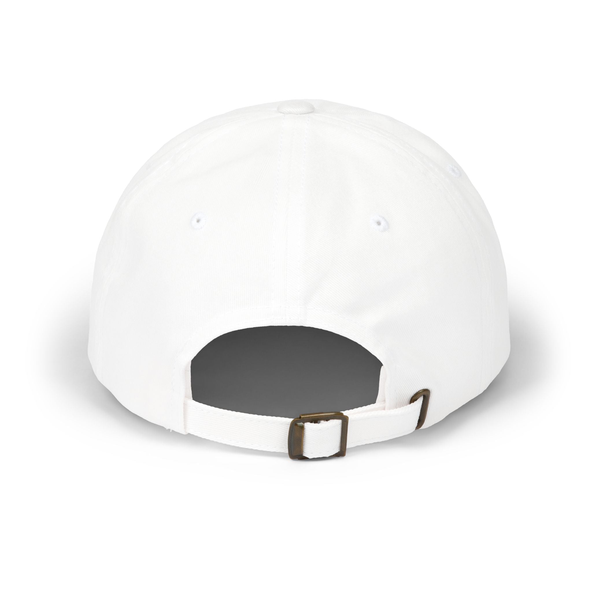 Embroidered 'DJ' Classic Dad Cap - Vintage Two-Tone Logo Hat