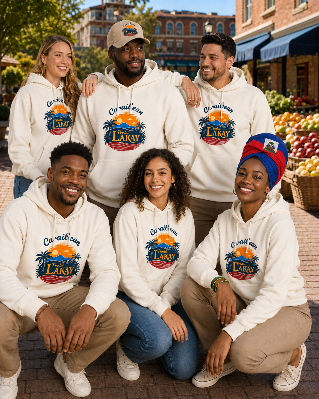 Caribbean Lakay ''Represent Roots.Wear Pride.''Hoodies