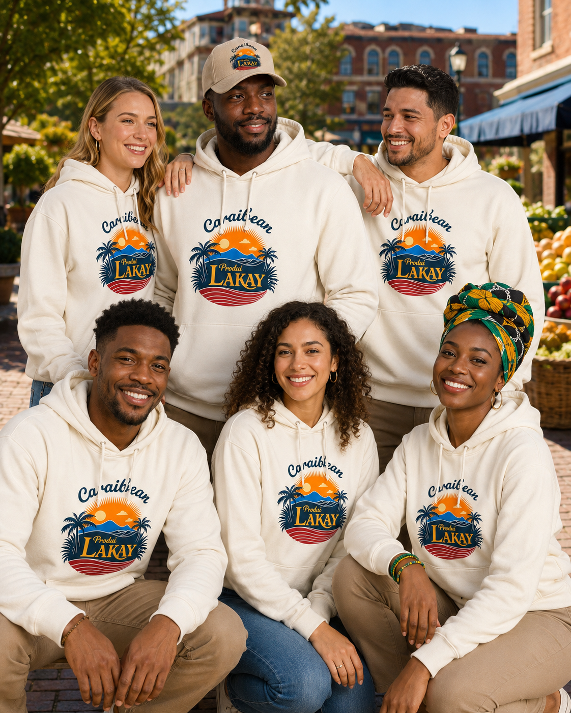 Caribbean Lakay ''Represent Roots.Wear Pride.''Hoodies
